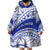 Personalised Samoa Safata College Wearable Blanket Hoodie Samoan Pattern LT14 - Polynesian Pride