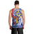 Personalised Philippines Men Tank Top Filipino Sarimanok With Polynesian Tattoo LT14 - Polynesian Pride