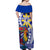 Personalised Philippines Off Shoulder Maxi Dress Filipino Sarimanok With Polynesian Tattoo LT14 - Polynesian Pride