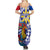 Personalised Philippines Summer Maxi Dress Filipino Sarimanok With Polynesian Tattoo LT14 - Polynesian Pride