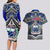 Samoa 685 Couples Matching Long Sleeve Bodycon Dress and Hawaiian Shirt Samoan Coat Of Arms Simple Style LT14 - Polynesian Pride