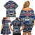 Samoa 685 Family Matching Off Shoulder Short Dress and Hawaiian Shirt Samoan Coat Of Arms Simple Style LT14 - Polynesian Pride