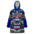 Samoa 685 Wearable Blanket Hoodie Samoan Coat Of Arms Simple Style LT14 One Size Blue - Polynesian Pride