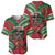 Mele Kalikimaka Hawaii Baseball Jersey Mongoose Santa With Ohia Lehua