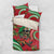 Mele Kalikimaka Hawaii Bedding Set Mongoose Santa With Ohia Lehua