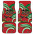 Mele Kalikimaka Hawaii Car Mats Mongoose Santa With Ohia Lehua