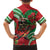 Mele Kalikimaka Hawaii Family Matching Off Shoulder Short Dress and Hawaiian Shirt Mongoose Santa With Ohia Lehua