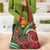 Mele Kalikimaka Hawaii Grocery Bag Mongoose Santa With Ohia Lehua