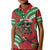 Mele Kalikimaka Hawaii Kid Polo Shirt Mongoose Santa With Ohia Lehua