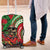 Mele Kalikimaka Hawaii Luggage Cover Mongoose Santa With Ohia Lehua