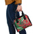 Mele Kalikimaka Hawaii Shoulder Handbag Mongoose Santa With Ohia Lehua