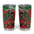 Mele Kalikimaka Hawaii Tumbler Cup Mongoose Santa With Ohia Lehua