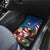 United States And Samoa Car Mats USA Flag Eagle Mix Samoan Coat Of Arms LT14 - Polynesian Pride