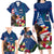 United States And Samoa Family Matching Long Sleeve Bodycon Dress and Hawaiian Shirt USA Flag Eagle Mix Samoan Coat Of Arms LT14 - Polynesian Pride