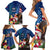 United States And Samoa Family Matching Short Sleeve Bodycon Dress and Hawaiian Shirt USA Flag Eagle Mix Samoan Coat Of Arms LT14 - Polynesian Pride