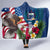 United States And Samoa Hooded Blanket USA Flag Eagle Mix Samoan Coat Of Arms LT14 - Polynesian Pride