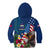 United States And Samoa Kid Hoodie USA Flag Eagle Mix Samoan Coat Of Arms LT14 - Polynesian Pride