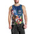 United States And Samoa Men Tank Top USA Flag Eagle Mix Samoan Coat Of Arms LT14 - Polynesian Pride