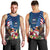 United States And Samoa Men Tank Top USA Flag Eagle Mix Samoan Coat Of Arms LT14 - Polynesian Pride