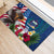 United States And Samoa Rubber Doormat USA Flag Eagle Mix Samoan Coat Of Arms LT14 - Polynesian Pride