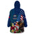 United States And Samoa Wearable Blanket Hoodie USA Flag Eagle Mix Samoan Coat Of Arms LT14 - Polynesian Pride