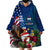 United States And Samoa Wearable Blanket Hoodie USA Flag Eagle Mix Samoan Coat Of Arms LT14 - Polynesian Pride