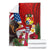 United States And Tonga Blanket USA Flag Eagle Mix Tongan Coat Of Arms Ngatu Pattern LT14 - Polynesian Pride