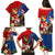 United States And Tonga Family Matching Puletasi Dress and Hawaiian Shirt USA Flag Eagle Mix Tongan Coat Of Arms Ngatu Pattern LT14 - Polynesian Pride