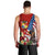 United States And Tonga Men Tank Top USA Flag Eagle Mix Tongan Coat Of Arms Ngatu Pattern LT14 - Polynesian Pride