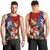 United States And Tonga Men Tank Top USA Flag Eagle Mix Tongan Coat Of Arms Ngatu Pattern LT14 - Polynesian Pride