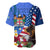 United States And Fiji Baseball Jersey USA Flag Eagle Mix Fijian Coat Of Arms Tapa Pattern LT14 - Polynesian Pride