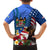 United States And Fiji Family Matching Off Shoulder Short Dress and Hawaiian Shirt USA Flag Eagle Mix Fijian Coat Of Arms Tapa Pattern LT14 - Polynesian Pride