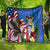 United States And Fiji Quilt USA Flag Eagle Mix Fijian Coat Of Arms Tapa Pattern LT14 - Polynesian Pride