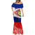 New Zealand Waitangi Day Mermaid Dress NZ Maori Tui Bird With Kowhai Flowers LT14 - Polynesian Pride