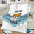 Custom Fiji Tapa Rugby 2025 Blanket Go Champions Fijiana