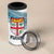 Custom Fiji Tapa Rugby 2025 4 in 1 Can Cooler Tumbler Go Champions Fijiana