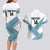 Custom Fiji Tapa Rugby 2025 Couples Matching Long Sleeve Bodycon Dress and Hawaiian Shirt Go Champions Fijiana