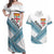 Custom Fiji Tapa Rugby 2025 Couples Matching Off Shoulder Maxi Dress and Hawaiian Shirt Go Champions Fijiana