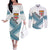 Custom Fiji Tapa Rugby 2025 Couples Matching Off The Shoulder Long Sleeve Dress and Long Sleeve Button Shirt Go Champions Fijiana