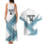 Custom Fiji Tapa Rugby 2025 Couples Matching Tank Maxi Dress and Hawaiian Shirt Go Champions Fijiana