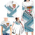 Custom Fiji Tapa Rugby 2025 Family Matching Long Sleeve Bodycon Dress and Hawaiian Shirt Go Champions Fijiana