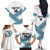 Custom Fiji Tapa Rugby 2025 Family Matching Off The Shoulder Long Sleeve Dress and Hawaiian Shirt Go Champions Fijiana