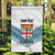 Custom Fiji Tapa Rugby 2025 Garden Flag Go Champions Fijiana