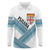 Custom Fiji Tapa Rugby 2025 Long Sleeve Polo Shirt Go Champions Fijiana