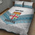 Custom Fiji Tapa Rugby 2025 Quilt Bed Set Go Champions Fijiana