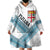 Custom Fiji Tapa Rugby 2025 Wearable Blanket Hoodie Go Champions Fijiana