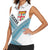 Custom Fiji Tapa Rugby 2025 Women Sleeveless Polo Shirt Go Champions Fijiana