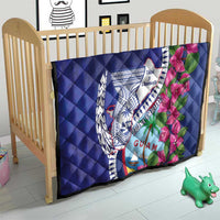 Biba Guam Liberation Day Quilt Tano y Chamoru Latte Stone Blue LT14 - Polynesian Pride