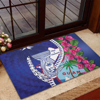 Biba Guam Liberation Day Rubber Doormat Tano y Chamoru Latte Stone Blue LT14 - Polynesian Pride