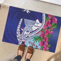 Biba Guam Liberation Day Rubber Doormat Tano y Chamoru Latte Stone Blue LT14 - Polynesian Pride